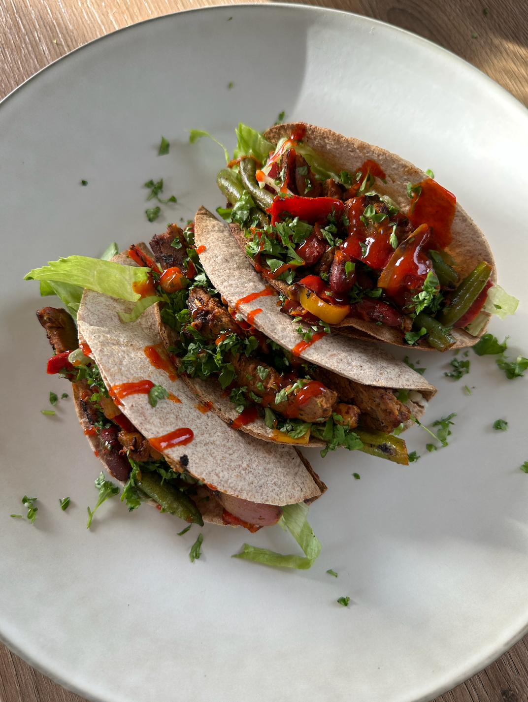 Gesunde Tacos aus Tortilla Wraps