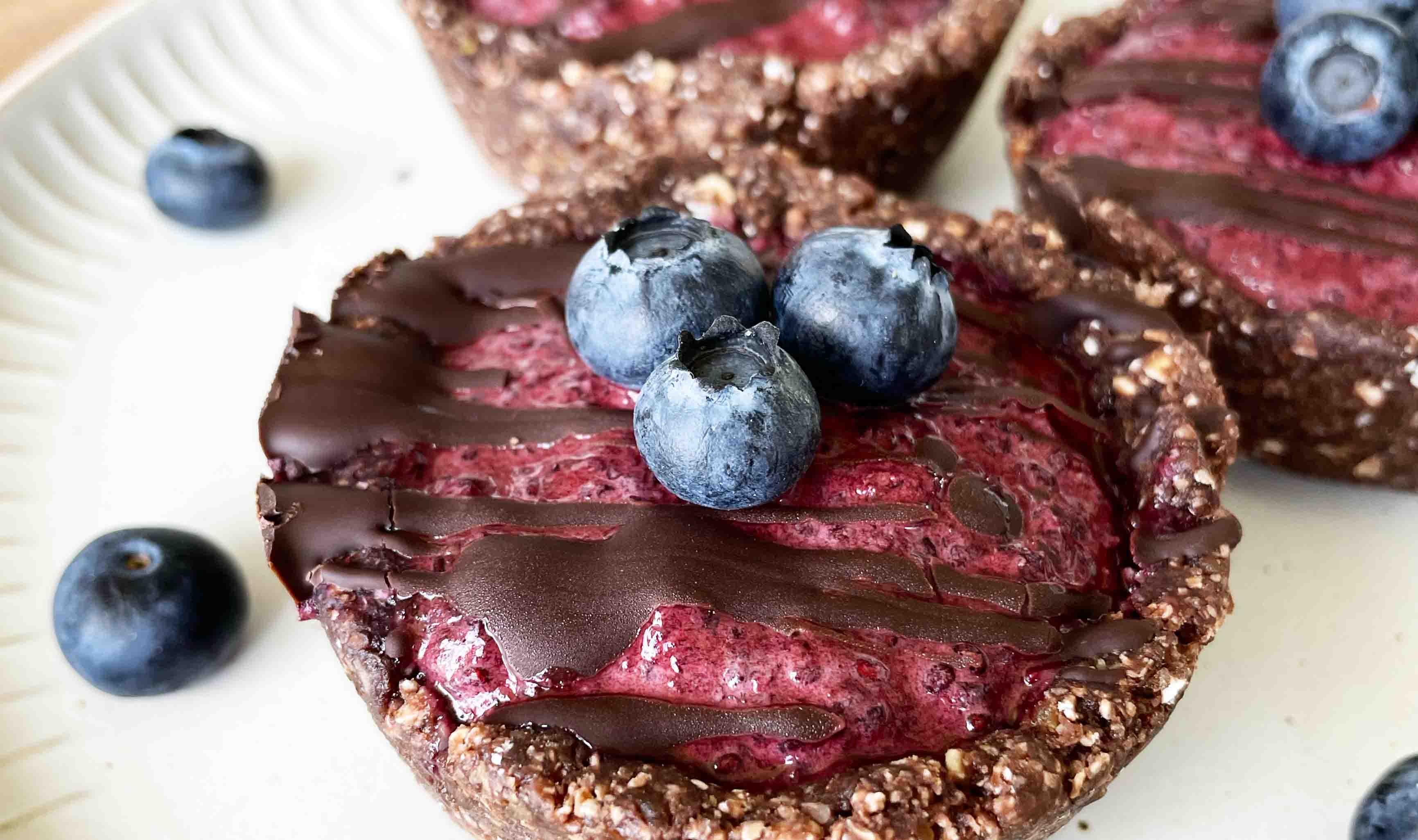 Vegane Blueberry Cups