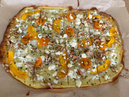 Low Carb High Protein Flammkuchen