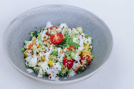 Quinoa Mango Salat mit Chili & Koriander