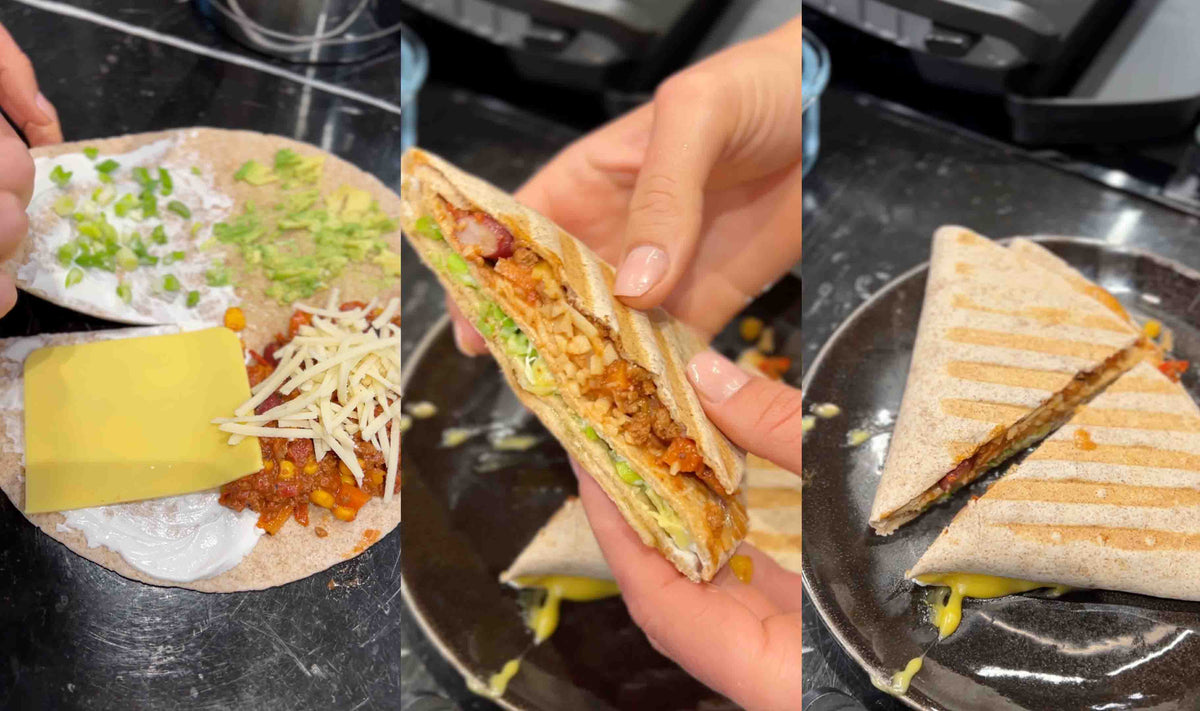 Schnelle vegane Quesadillas