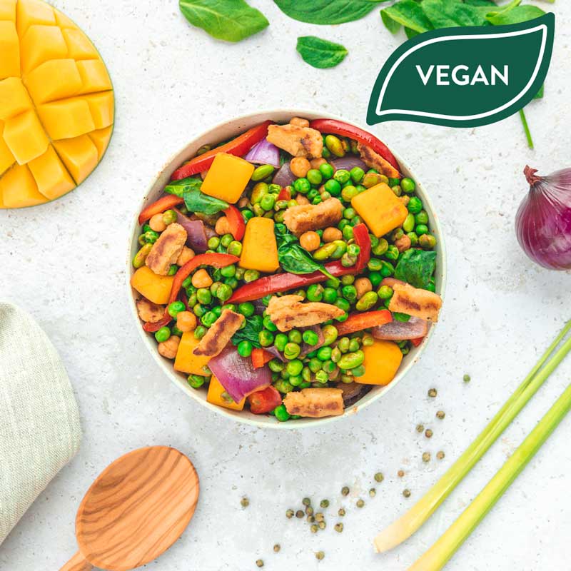 Exotic Style Curry- Vegane Bowl - 400g