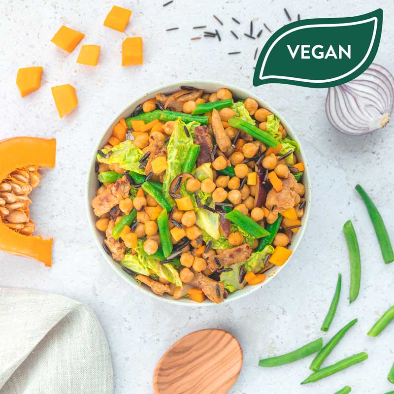 Kurkuma Curry- Vegane Bowl - 400g